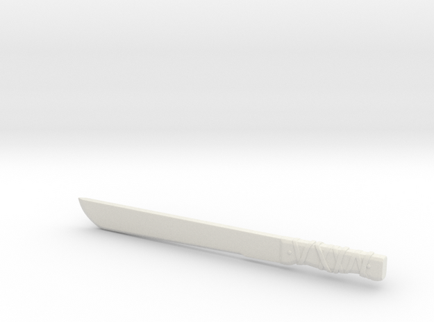 Machete - Fallout 76 in White Natural Versatile Plastic