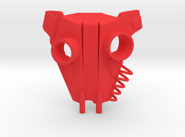 Kanohi Intel, Mask of the Bionic Man in Red Processed Versatile Plastic
