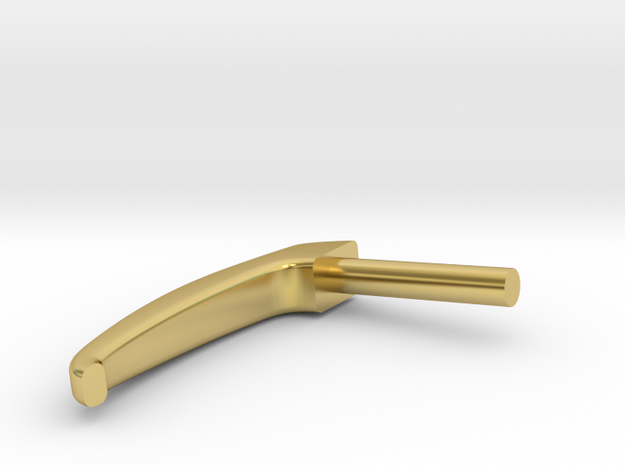 Handle-door-outside in Polished Brass