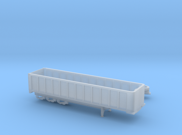 1:160 N Scale 35' East 3-Axle Dump Trailer in Smooth Fine Detail Plastic