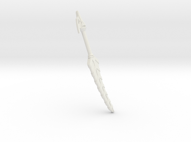 DinoThunder White Weapon - Legacy in White Natural Versatile Plastic
