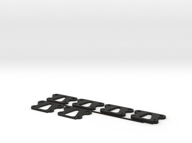 TLR 22 5.0 LRC Kick Shim Kit 1 Degree Increments in Black Natural Versatile Plastic