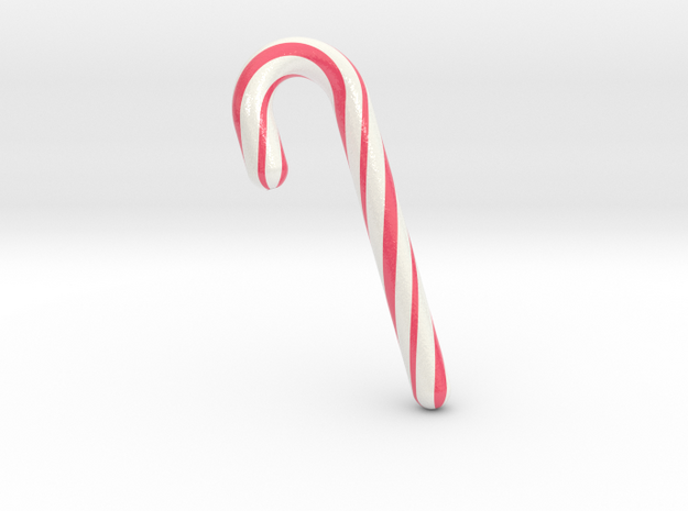 Candy cane lovely - Giant & Hollow in Glossy Full Color Sandstone
