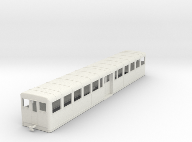c-100-camargue-decauville-coach in White Natural Versatile Plastic