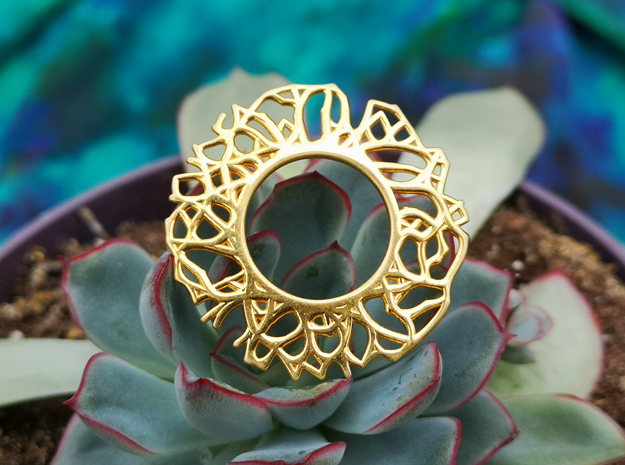 Pendant - Rooted Collection in 14k Gold Plated Brass