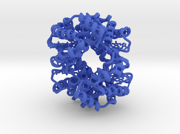 Deoxy-Hemoglobin in Blue Processed Versatile Plastic