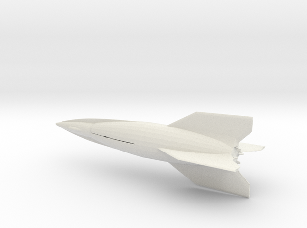 1:285 Amerika Rocket A-10  in White Natural Versatile Plastic