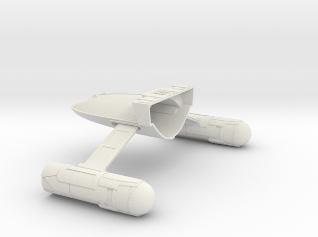 1/1000 USS Ares NCC-1650 Secondary Hull in White Natural Versatile Plastic