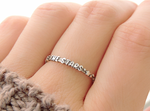  Rattle The Stars Ring (Multiple Sizes) in Polished Silver: 6 / 51.5