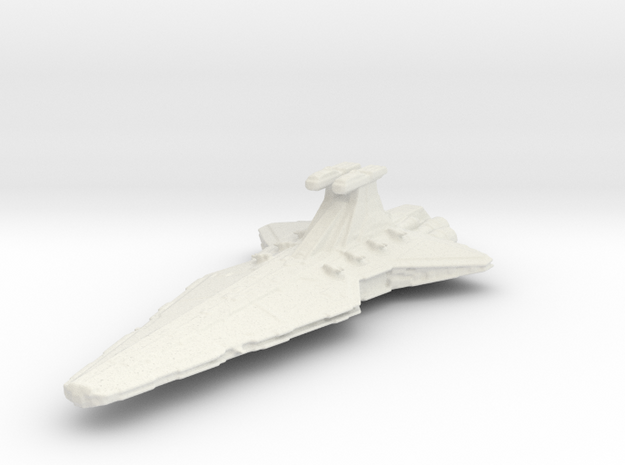 5000 Republic Venator class Star Wars in White Natural Versatile Plastic