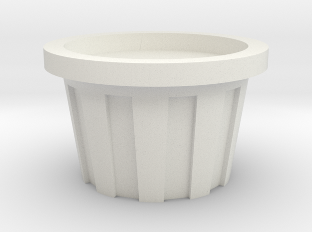 1/64 protein lick tub in White Natural Versatile Plastic