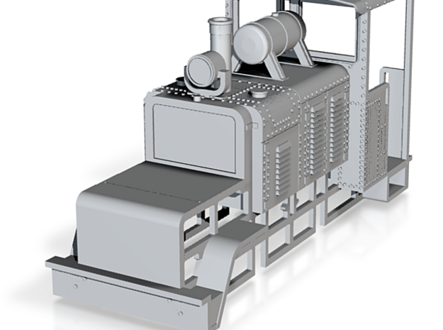 b-76fs-baldwin-50hp-loco in Tan Fine Detail Plastic