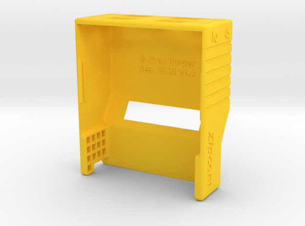 Chameleon 64 - Docking Station v1 Housing (body) in Yellow Processed Versatile Plastic