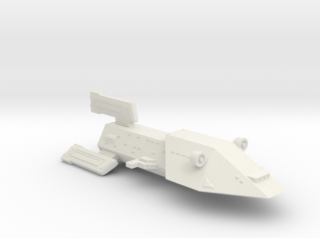 3125 Scale Kzinti Fast Battlecruiser (BF) SRZ in White Natural Versatile Plastic