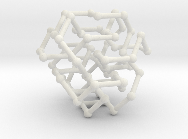 FCC knot no. 2 in White Natural Versatile Plastic