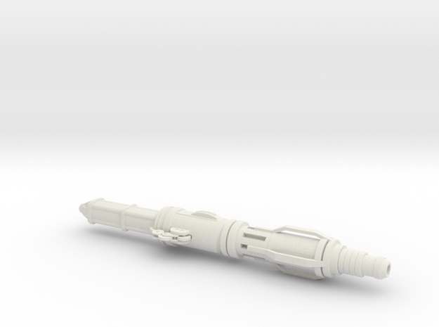Sonic Screwdriver 12 in White Natural Versatile Plastic