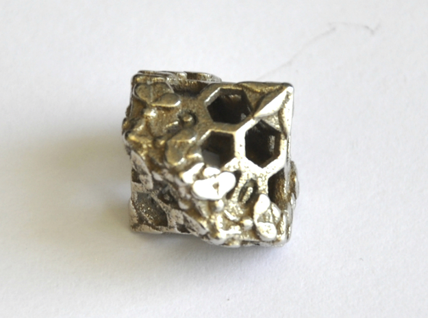 D10 Balanced - Bees in Polished Bronzed-Silver Steel