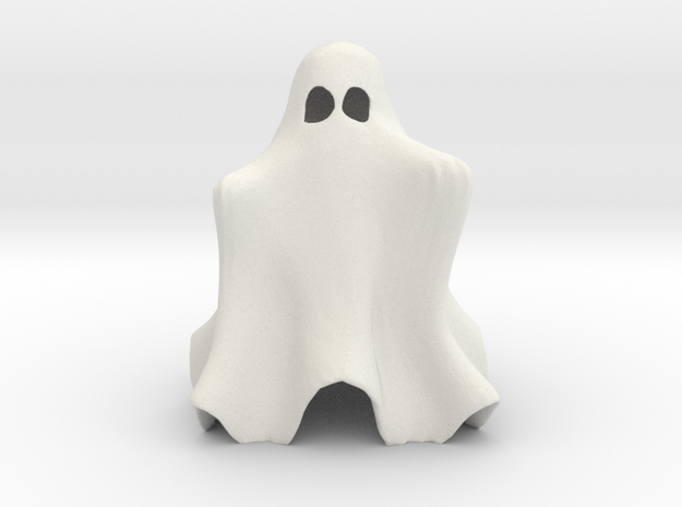 Sheet Ghost in White Natural Versatile Plastic