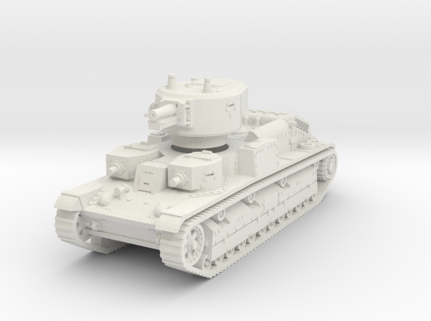T-28 early 1/76 in White Natural Versatile Plastic