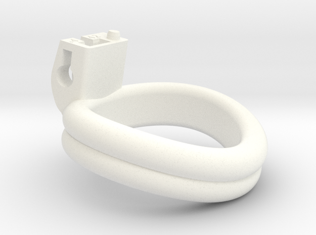 Cherry Keeper Ring - 42mm Double +4° in White Processed Versatile Plastic