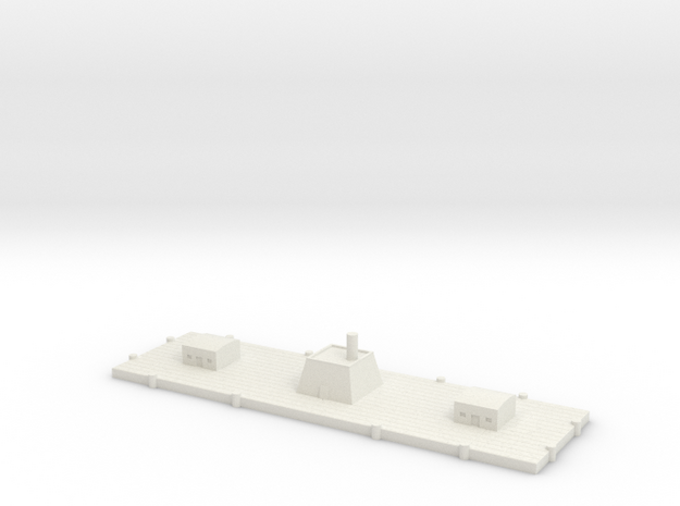 1/600 CSS New Orleans Floating Battery in White Natural Versatile Plastic
