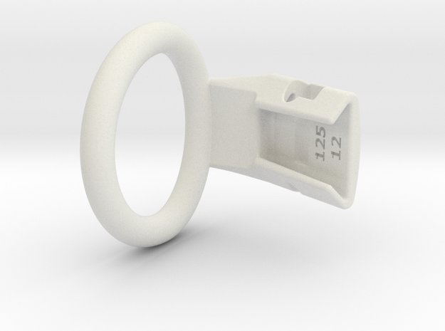 Q4e single ring L 39.8mm in White Premium Versatile Plastic