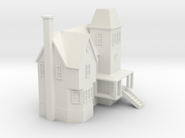 Beetlejuice Maitland House in White Natural Versatile Plastic