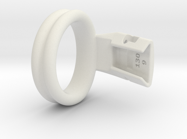 Q4e double ring M 41.4mm in White Premium Versatile Plastic