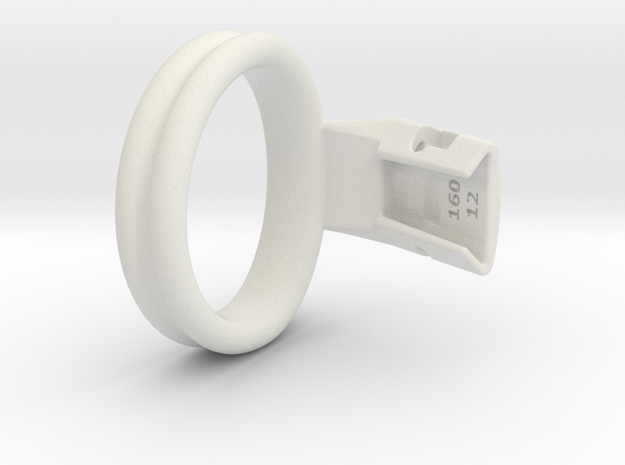 Q4e double ring L 50.9mm in White Premium Versatile Plastic