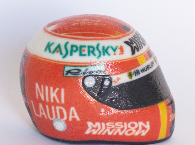 Sebastian Niki Lauda 1:5 Monaco 2019 Helmet in Natural Full Color Sandstone