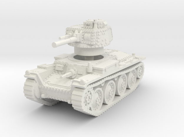Panzer 38t B 1/76 in White Natural Versatile Plastic