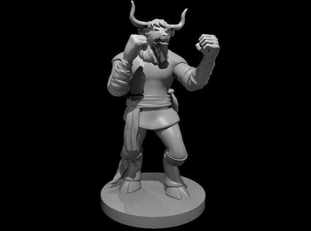 Minotaur Monk in Tan Fine Detail Plastic