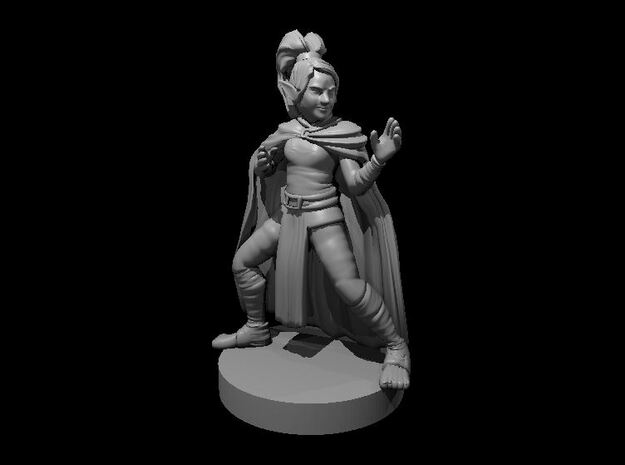 Gnome Female Monk in Tan Fine Detail Plastic