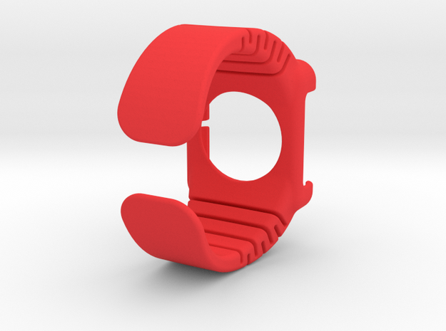Apple Watch - 44mm small cuff  in Red Processed Versatile Plastic