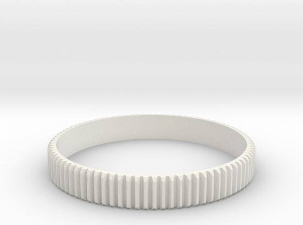  Lens gear 0.8 pitch - 64.5mm in White Natural Versatile Plastic