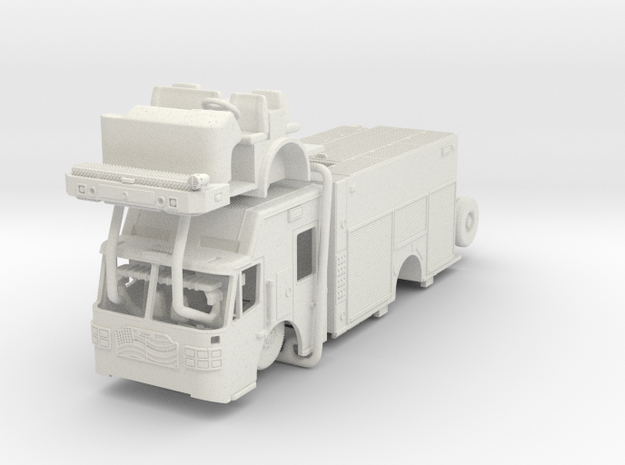 1/87 Ferrara Bixby OK MVP Engine in White Natural Versatile Plastic