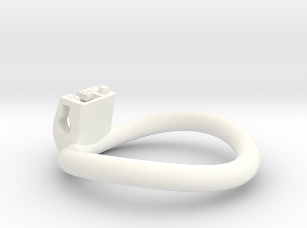 Cherry Keeper Ring - 52mm -12° in White Processed Versatile Plastic