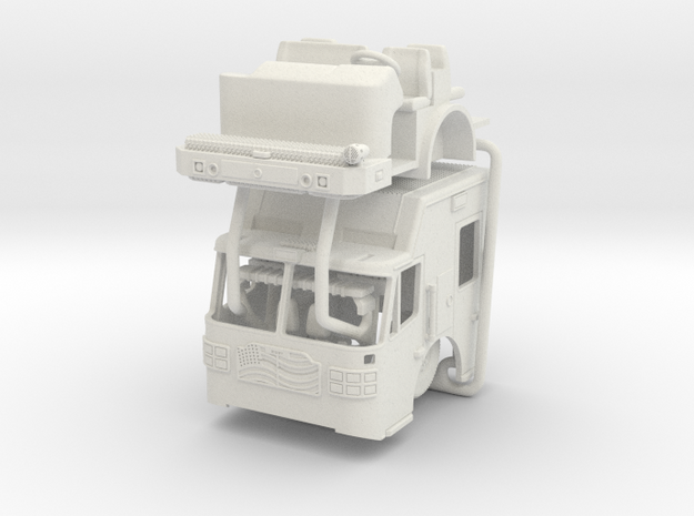 1/87 Ferrara Bixby OK Inferno Cab in White Natural Versatile Plastic