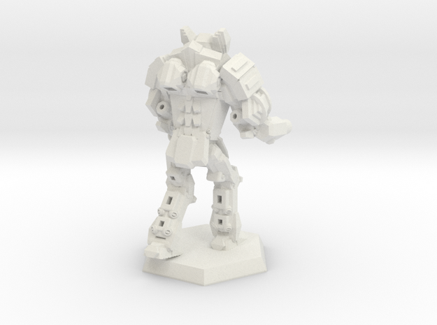 Mk6 "Judge" Variant Heavy Mech in White Natural Versatile Plastic