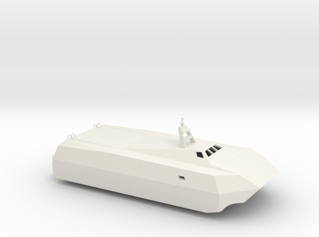 1/48 Scale M-80 Stiletto Patrol Boat in White Natural Versatile Plastic