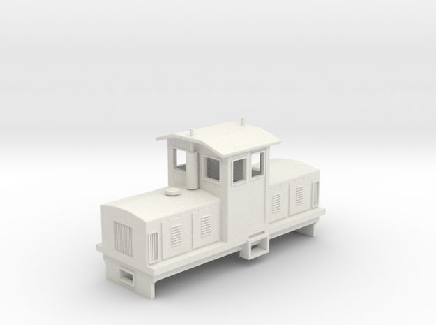 HOn30 Centrecab Locomotive 2 ("Joanna") in White Natural Versatile Plastic