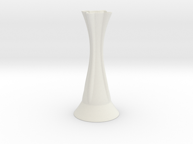 Vase 1808D in White Natural Versatile Plastic