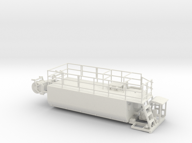 1/64th Hydroseeder truck body in White Natural Versatile Plastic