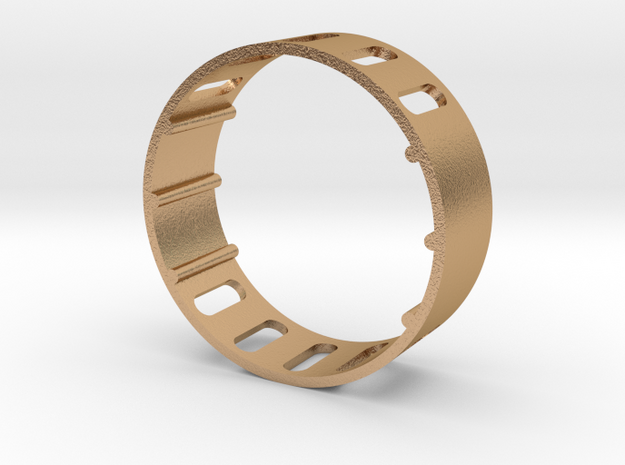 Holder Ring with holes for Saberforge chassis in Natural Bronze