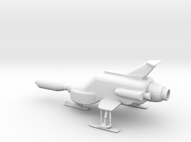 1/350 Scale UFO SHADO Intercepter in Tan Fine Detail Plastic