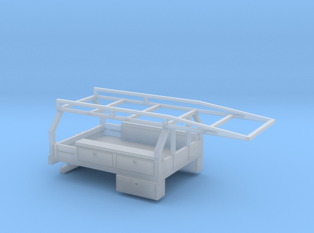 1/87 Contractor Bed in Smooth Fine Detail Plastic