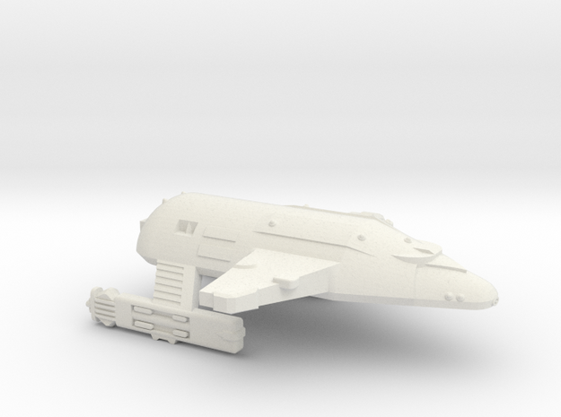 3125 Scale WYN Carcharodon Heavy Cruiser CVN in White Natural Versatile Plastic