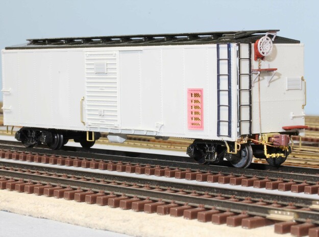 HO Scale  Seaboard Boxcar Vent in Clear Ultra Fine Detail Plastic