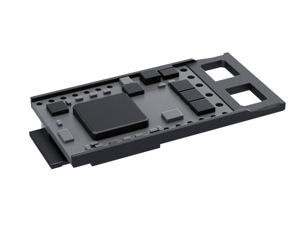 UW Dooku chassis Verso Adapter in Black Natural Versatile Plastic