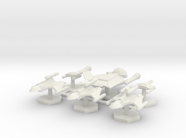 7000 Scale Romulan Fleet Hawk Refit Core Coll. MGL